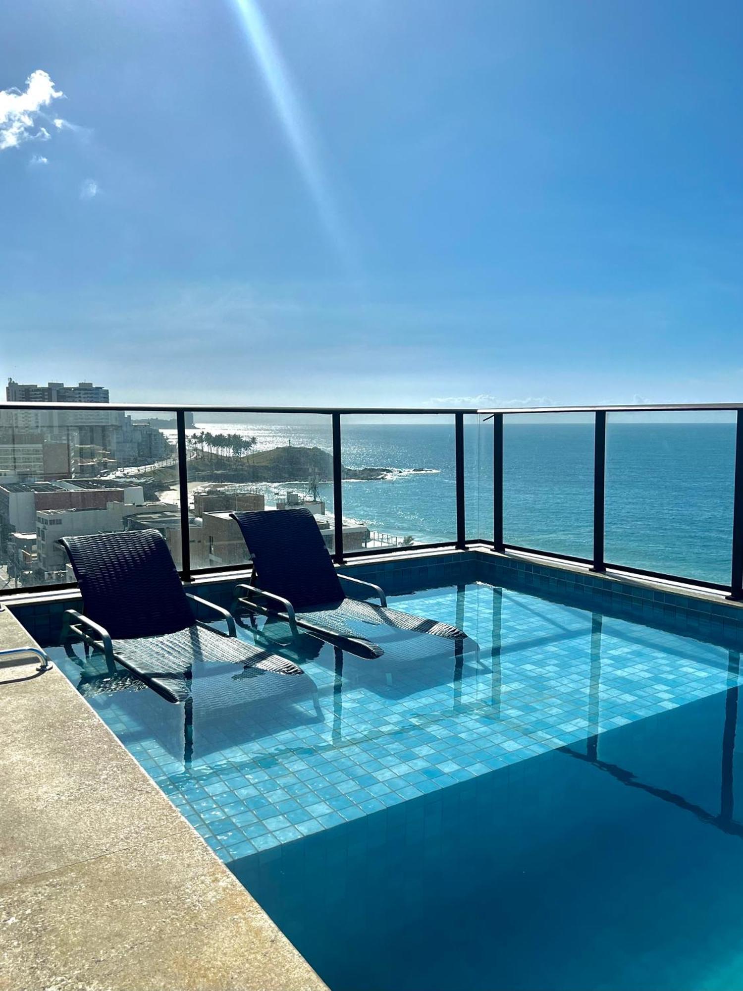 Apartamento Lindo Flat No Farol Da Barra Salvador de Bahía Exterior foto